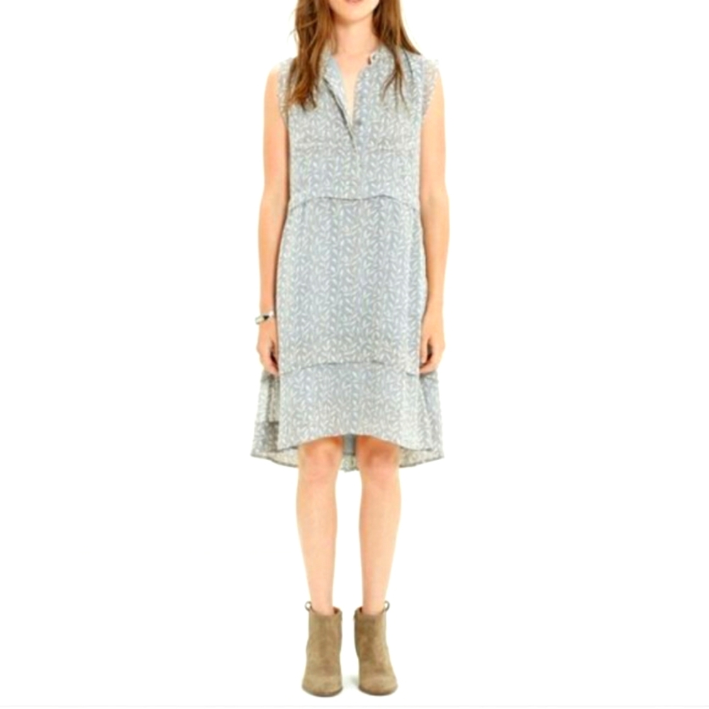 Madewell grey t-shirt dress in willow
